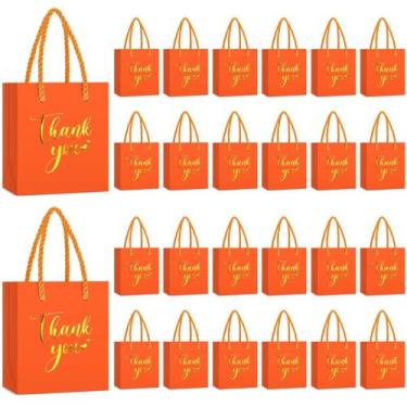 Imagem de Bolsa de presente Honoson Mini Thank You Paper Foil 10x7x11,5 cm 60 un
