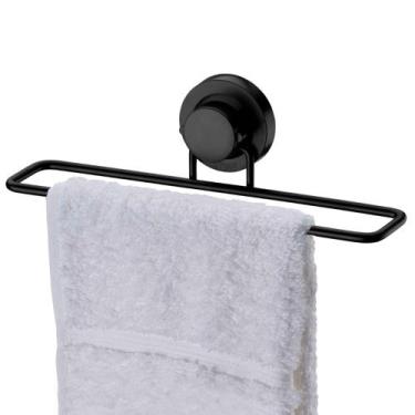 Imagem de Porta Toalha Rosto Banheiro Lavabo Fixação Adesivo 25 Cm - Future Indu