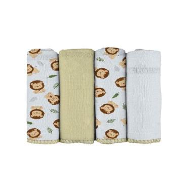 Imagem de Pano de Boca para Bebê 34 cm x 34 cm Bublim - Buba, Neutro 2