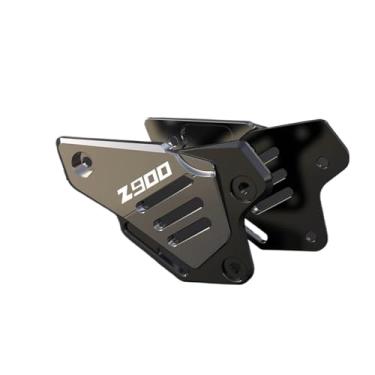 Imagem de Anti-derrapante Protetor de pedal traseiro, placa decorativa calcanhar para z900 se abs 2017 2018 2019 2020 2021 2022 2023(Gray)