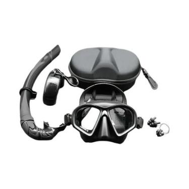 Imagem de Máscara Profissional De Mergulho De Baixo Volume Com Vidro Temperado E