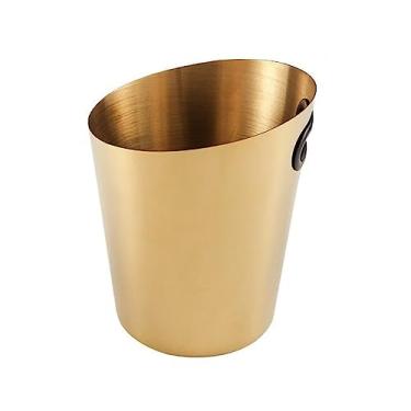 Imagem de Balde de gelo de aço inoxidável balde de gelo 5L champanhe dourado e balde de vinho Baldes de gelo para bebidas e festas Barril LCE