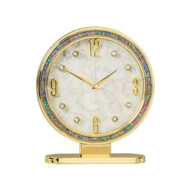 Imagem de Relógio de mesa criativo para casa e quarto, relógio simples para sala de estar, armário de TV, relógio silencioso, relógio de mesa