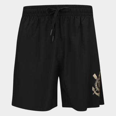 Imagem de Bermuda Corinthians Com Zíper Lateral Masculina-Masculino