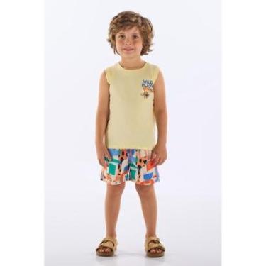 Imagem de Conjunto Regata e Short Infantil Up Baby-Masculino