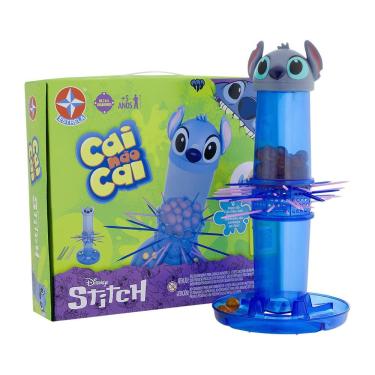Imagem de Jogo Cai Não Cai Stitch Brinquedos Estrela Multicolorido Disney
