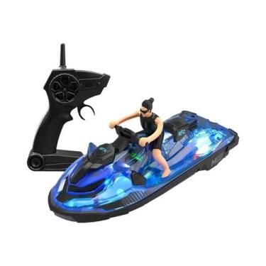 Imagem de Barco RC Mini De Alta Velocidade LM13-A Jet Ski 2.4G Com Controle Remo