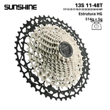 Imagem de Cassete De Bicicleta Em Aço Carbono Ultraleve 9-13 Velocidades HG Para