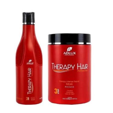 Imagem de Therapy Hair Adlux Passo 2 E Passo 3 Somonte Os Passos 2 E 3