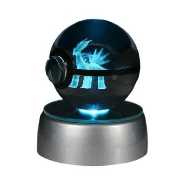 Imagem de Base De Luz LED Para Figuras De Bola De Cristal 3D Pokémon: Butterfree