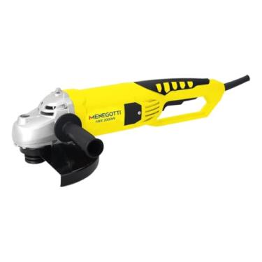 Imagem de Esmerilhadeira Angular Menegotti MEE 2000W 9" 127V | 6.600 RPM, Disco 230mm, Rosca M14, Uso Semiprofissional com Sistema de Segurança