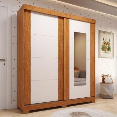 Imagem de Guarda-roupa Infantil 2 Portas de Correr Espelho 160cm X 200cm 100% Md