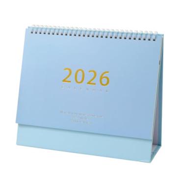 Imagem de Calendário mensal de mesa, agenda mensal 2026, calendário familiar | para estudantes, professores, casa, interior, escola, escritório, sala de estar, sala de aula