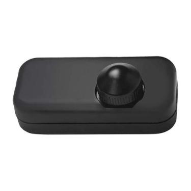 Imagem de Interruptor Dimmer LED Com Botão Rotativo Inline 220-240V 2 Cores 80mm