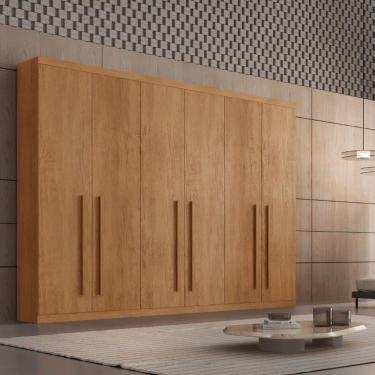 Imagem de Guarda Roupa Casal Maya 6 Portas E 6 Gavetas Rufato Imbuia/imbuia/imbuia