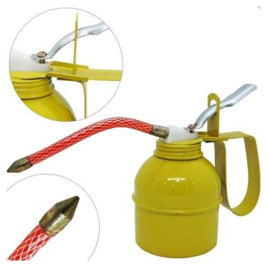 Imagem de Bomba De óleo Manual 300ml Almotolia Amarela