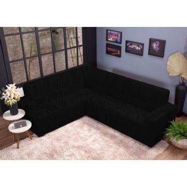 Imagem de Capa Sofá De Canto 5 a 6 Lugares Em L Com Braço Pronta Entrega - Angél
