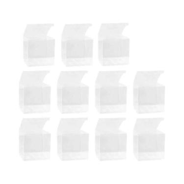 Imagem de Caixas De Presente Transparentes Em PVC 50PCS 5x5x5cm Embalagem Para V