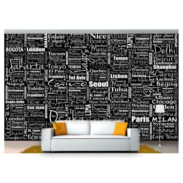 Imagem de Papel De Parede Nomes Cidades Capitais Mundo  Ncd195