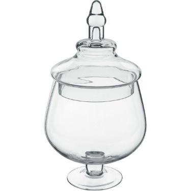 Imagem de Potiche Decorativo Bomboniere Home&Co Com Tampa Vidro 