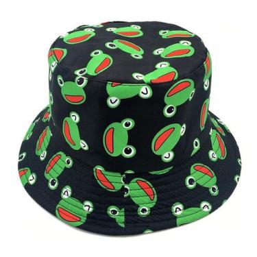 Imagem de Proteção solar Bucket Hat Frogs Anime para adultos unissex - Yiweisai