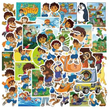 Imagem de Adesivos Go Diegos Go Waterproof Vinil Anime 50 unidades/lote - yiweis