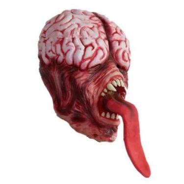 Imagem de Máscara de cosplay de Halloween Resident Evil Licker Latex para adulto