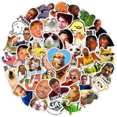 Imagem de Pacote de adesivos Celebrity Funny Expression Anime à prova d'água - y