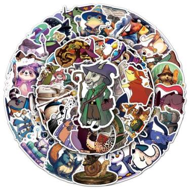 Imagem de Adesivos Witchers, vinil impermeável, anime, 50 unidades/lote - yiweis