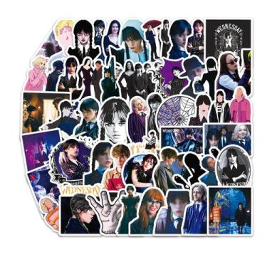 Imagem de Adesivos, quartas-feiras, anime, desenho animado, 50 unidades, PVC, im