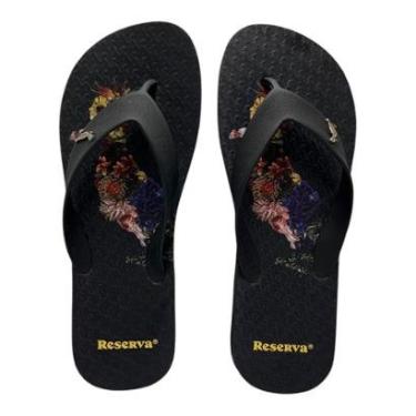 Imagem de Chinelo Reserva Go Masculino Preto RSV PP Flores Urbanas-Masculino