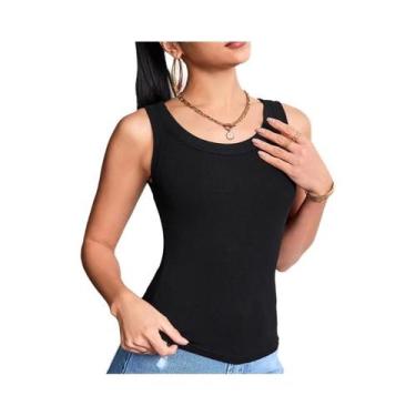 Imagem de Colete Feminino Slim Fit Em Cor Sólida Para Adolescentes E Meninas, To