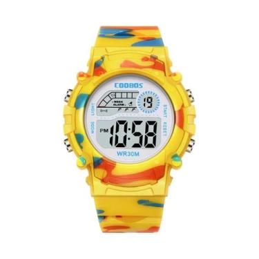 Imagem de Relógio Digital Esportivo Infantil À Prova d'Água Com LED Luminoso, Mu