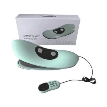 Imagem de Massageador Elétrico Ajustável Para Tração Lombar Com Vibração, Suport