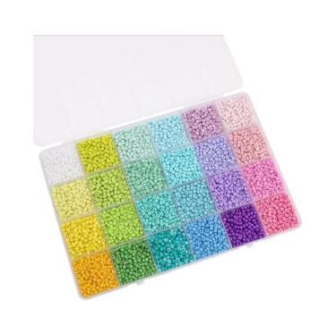 Imagem de Kit De Miçangas DIY Com 24 Compartimentos E 5200 Peças Para Pulseiras,