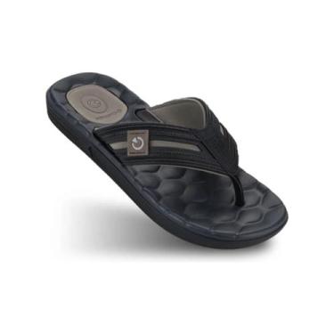 Imagem de Chinelo Masculino Cartago Lançamento Resistente Egeu Iv, Preto, 39
