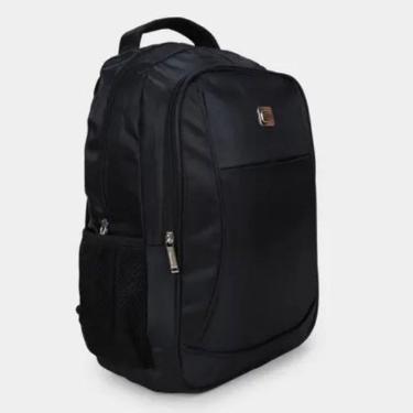 Imagem de Mochila Executiva Masculina Para Trabalho Notebook Resistente Alça Ajustável - Black Mamba - Yins