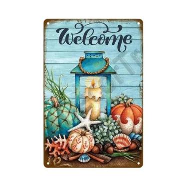 Imagem de Placa De Metal Vintage Com Flores Para Decoração De Parede De Jardim, 