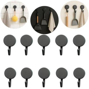 Imagem de Kit 20 Ganchos 4cm P/ Toalha e Vassoura Uso Doméstico - Lyor