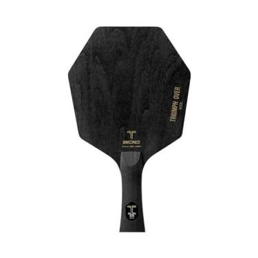 Imagem de Raquete De Tênis De Mesa Profissional Com Lâmina De Madeira Pura E Gra