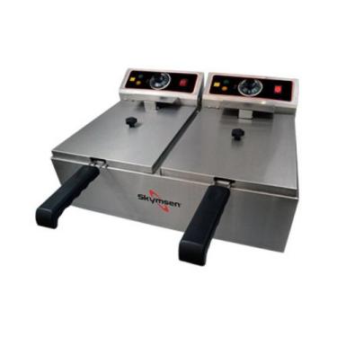 Imagem de Fritadeira Elétrica 2 Cubas de 5 Litros Inox FED-20-N Skymsen Voltagem