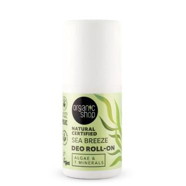Imagem de Desodorante roll-on Natural e Vegano - Organic Shop 50ml - Algas e 7 M