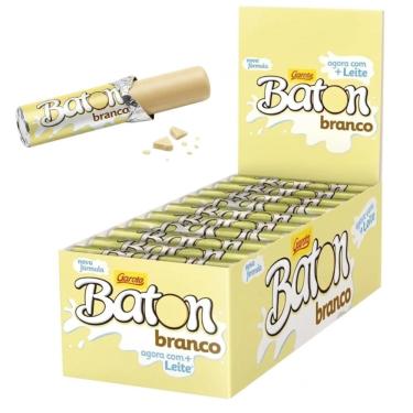 Imagem de Chocolate Baton Branco 16g Display Caixa 30 Unidades Garoto