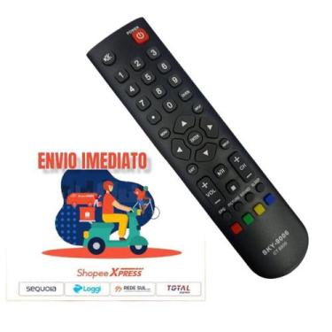 Imagem de Controle Remoto Compatível Tv Semp TCL Lcd Ct-6800