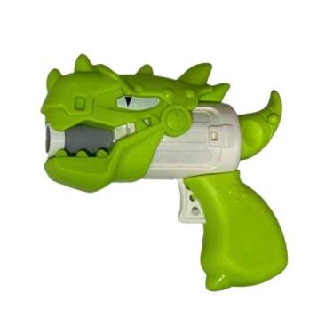 Imagem de Brinquedo Lançador De Do Tipo Nerf Tubarão Dinossauro Com 3 verde
