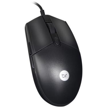 Imagem de Mouse óptico USB Gamer Seer Preto 3600DPI - BRIGHT