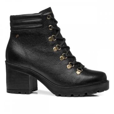 Imagem de Bota Pegada 28260102 Coturno Tratorado Feminino, Preto, 36
