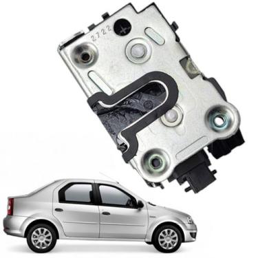 Imagem de Fechadura Elétrica Porta Dianteira Renault Logan 2007 2008 2009 2010 2