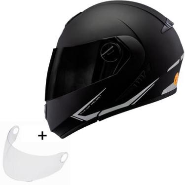 Imagem de Capacete Peels Robocop Com Viseira Extra Fumê Masculino Feminino Lança