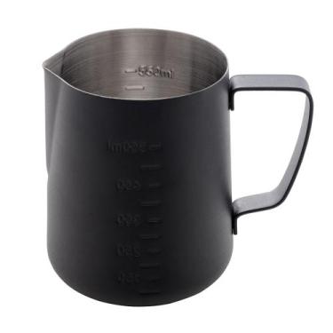 Imagem de LEITEIRA ACO INOX PRETA 600ml - Lyor